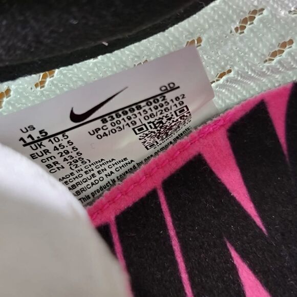 Nike Zoom Victory Elite Running Shoes Spikes White Pink Black Men's Size 11.5 - Picture 3 of 12